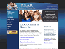 Tablet Screenshot of dearchildofdivorce.org